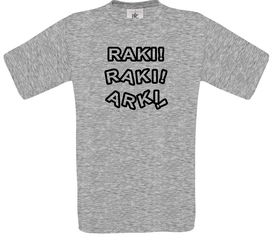 T-shirt με Design Raki! Sport Grey