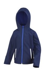 Παιδικό Unisex μπουφάν | Kids TX Performance Hooded Soft shell Jacket | R224J/Y Navy/Royal