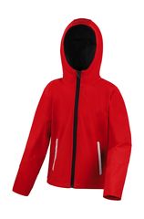 Παιδικό Unisex μπουφάν | Kids TX Performance Hooded Soft shell Jacket | R224J/Y Red/Black