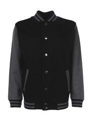 Παιδικό Jacket | Junior Varsity Jacket | FV002 Black/Charcoal