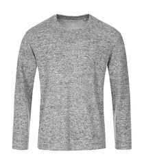 Πλεκτή μακρυμάνικη μπλούζα | Knit Long Sleeve | Stedman ST9080 Light Grey Melange