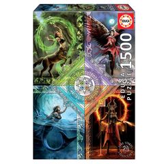 Elemental Magic Star Chart, Anne Stokes puzzle 1500pcs