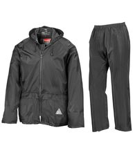 Αδιάβροχο/Αντιανεμικό Σετ | R095X | Waterproof Jacket/Trouser Set Black