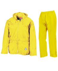 Αδιάβροχο/Αντιανεμικό Σετ | R095X | Waterproof Jacket/Trouser Set Fluorescent Yellow