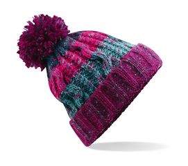 Σκούφος | Corkscrew Pom Pom Beanie |  B486 Winter Berries