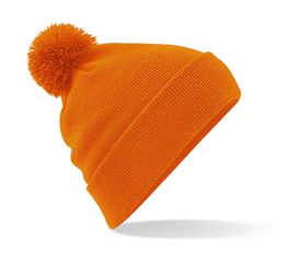 Σκούφος | Original Pom Pom Beanie | B426 Orange