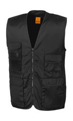 Ανδρικό Τζάκετ Αμάνικο | Safari Waistcoat | R045X Black