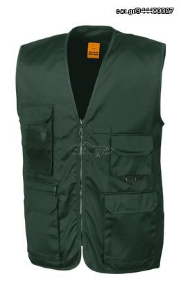 Ανδρικό Τζάκετ Αμάνικο | Safari Waistcoat | R045X Lichen Green