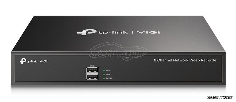 TP-LINK NVR καταγραφικό VIGI NVR1008H, 8MP, 8 κανάλια, Ver. 2.0