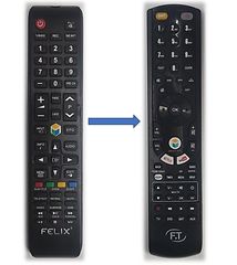 FELIX FXV-3217 REPLACEMENT REMOTE CONTROL