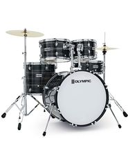 PREMIER Olympic 18" Jazz Premium Black Oyster Ακουστικό Drum Set με Πιατίνια