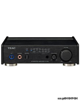 TEAC AI-303 USB DAC και Oλοκληρωμένος Eνισχυτής Mαύρο