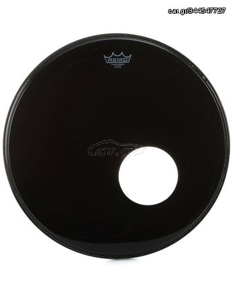 REMO P3-1020-ES 3 Δέρμα Κάσας 20 (bass) Powerstroke Ebony