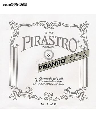 PIRASTRO Piranito Medium 635160 A Ball Steel Xορδή Tσέλου Λα 1/4 + 1/8