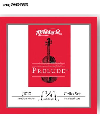 D'Addario Prelude J1012 3/4 Ρε Medium Tension Χορδή Τσέλλου