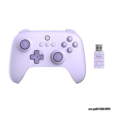 8BitDo Youth Edition Wireless 2.4G Controller For PC / Windows 10 / 11 / Steam Deck / Raspberry Pi / Android(Purple)