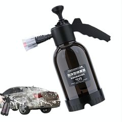 2L Foam Sprayer Pressure Spray Bottle for Car Washing Plants Watering Fertilizing(Black)