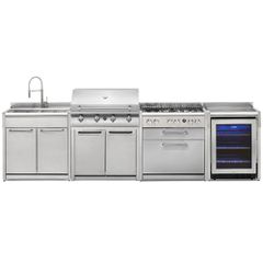 Κουζίνα εξωτερικής χρήσης SWING 9SK9BQCTRD34063SS Steel