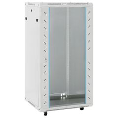 vidaXL Καμπίνα Δικτύου 22U 19" IP20 Μαύρη 60x60x120 εκ.
