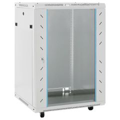 vidaXL Καμπίνα Δικτύου 15U 19" IP20 Γκρι 53x40x80 εκ.