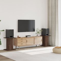 vidaXL Βάσεις Ηχείων 2 Τεμ. Καφέ Δρυς 30x30x60 εκ. Επεξεργασμένο Ξύλο