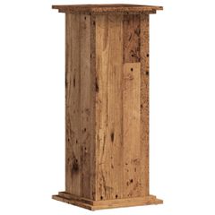 vidaXL Βάσεις Φυτών Όψη Παλαιού Ξύλου 33x33x80 εκ. Επεξ. Ξύλο-thumb-1