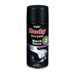 Σπρέι μαύρο γυαλιστερό HB BODY Acrylic black gloss (400 ml)