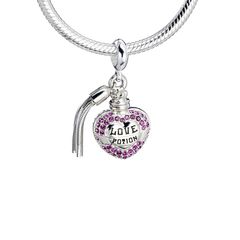 HARRY POTTER - Love Potion - Charm Slider + Crystals for Bracelet