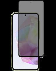 Full Glue Privacy Tempered Glass 3D for Samsung Galaxy A35 5G black frame