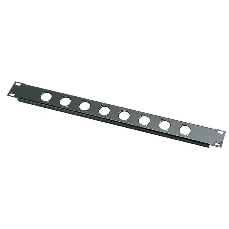 Flyht Pro Rack Panel 1U 8x XLR D-Format 1 U Rack Cover - FLYHT PRO