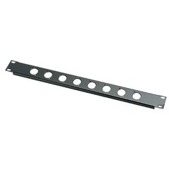 Flyht Pro Rack Panel 1U 8x XLR D-Format 1 U Rack Cover - FLYHT PRO