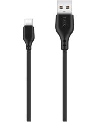 XO Καλώδιο NB103 USB - USB-C 2m 2,1A Μαύρο