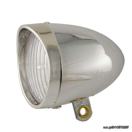 Αξεσουάρ Φώτα Μπαταρίας Εμπρός BTA VINTAGE HEADLIGHT 3 WHITE LED - Ασημί