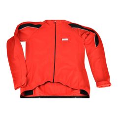 Ρούχα Μπλούζες Ανδρική-Unisex Μακρύ μανίκι SHIMANO Jersey Winter Scarlet Red - Κόκκινο