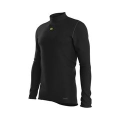 Ένδυση Μπλούζες Μακρυμάνικες  ALE Maglia Linea Intimo Base Layer Windtex - Μαύρο