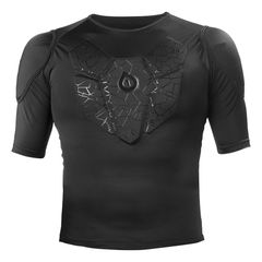 Προστασία Μπλούζες SIXSIXONE Sub Gear short sleeve shirt με προστασία στους ώμους και το θώρακα - Μαύρο