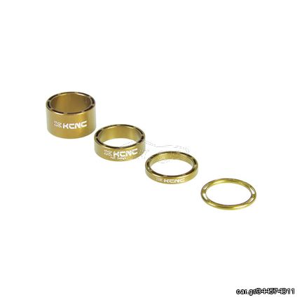 Ανταλλακτικά Πιρούνι Spacers-Δακτυλίδια 1 1/8'' KCNC Headset Spacer Hollow Design - Κίτρινο