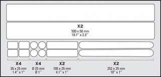 Αξεσουάρ Προστασία Σκελετού ZEFAL PROTECTION FRAME SKIN ARMOR KIT 14 τεμαχίων πάχους 250 micron, ανθεκτικό σε θερμοκρασίες -30°c - Γυαλιστερό βερνίκι