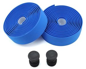 Ταινίες τιμονιού Δρόμου PRO Smart-Silicon end plugs & end tape sport control 2.5mm - Μπλε