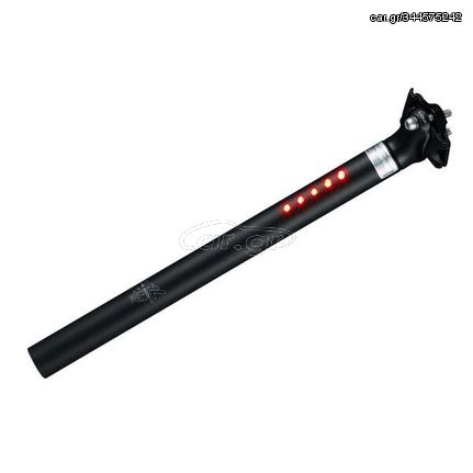 Ανταλλακτικά Λαιμός Σέλας LightSKIN HA201-B Seatpost With LED Lights BrandX 350mm