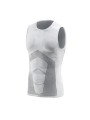 Ένδυση Multisport Ισοθερμικά Μπλούζα Αμάνικη OXYBURN B-EASY 10°C + 40°C , ελαφριάς συμπίεσης - Λευκό