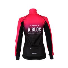 Ρούχα Μπουφάν Γυναικείο DOLTCINI A BLOC Pro windstopper με ανακλαστικές γραμμές στην πλάτη - Ροζ