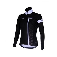 Ένδυση Μπλούζες Μακρυμάνικες  DOLTCINI CUBO Pro windproof με ψηλό κολάρο προστασίας του λαιμού - Λευκό