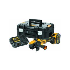 DCG409T1-QW Γωνιακός Τροχός Μπαταρίας 125mm 18V (1x6.0Ah) - ΜΕ ΜΠΑΤΑΡΙΑ & ΦΟΡΤΙΣΤΗ - DEWALT (#DCG409T1-QW)