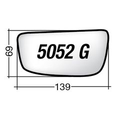 ΚΡΥΣΤΑΛΛΟ ΚΑΘΡΕΠΤΗ PEUGEOT EXPERT '07-'16/ EXPERT TEPEE '07-'16/ FIAT SCUDO '07-/ CITROEN JUMPY '07-'16/ TOYOTA PROACE '13-'16 (ΕΥΡΥΓΩΝΙΟ, ΧΡΩΜΙΟ) ΑΡΙΣΤΕΡΟ ΕΥΡΥΓΩΝΙΟ ΧΩΡΙΣ ΒΑΣΗ 4502314L