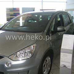 ΑΝΕΜΟΘΡΑΥΣΤΕΣ ΓΙΑ FORD S-MAX 5D 2006-2010 ΖΕΥΓΑΡΙ ΑΠΟ ΕΥΚΑΜΠΤΟ ΦΙΜΕ ΠΛΑΣΤΙΚΟ HEKO - 2 ΤΕΜ.