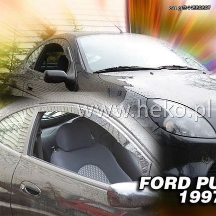 ΑΝΕΜΟΘΡΑΥΣΤΕΣ ΓΙΑ FORD PUMA 3D 1997-2002 ΖΕΥΓΑΡΙ ΑΠΟ ΕΥΚΑΜΠΤΟ ΦΙΜΕ ΠΛΑΣΤΙΚΟ HEKO - 2 ΤΕΜ.