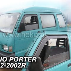 ΑΝΕΜΟΘΡΑΥΣΤΕΣ ΓΙΑ PIAGGIO PORTER 1992-2002 ΖΕΥΓΑΡΙ ΑΠΟ ΕΥΚΑΜΠΤΟ ΦΙΜΕ ΠΛΑΣΤΙΚΟ HEKO - 2 ΤΕΜ.