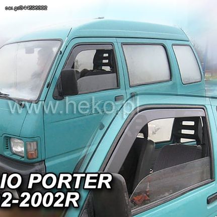 ΑΝΕΜΟΘΡΑΥΣΤΕΣ ΓΙΑ PIAGGIO PORTER 1992-2002 ΖΕΥΓΑΡΙ ΑΠΟ ΕΥΚΑΜΠΤΟ ΦΙΜΕ ΠΛΑΣΤΙΚΟ HEKO - 2 ΤΕΜ.