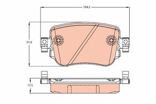 Σετ τακάκια, δισκόφρενα  COTEC EICHER 101442169